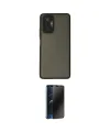 ieg™ Redmi Note 10 Pro Kılıf Ahenk Çizgi Serisi - Siyah 3D Antistatik Hayalet Cam Ekran Koruyucu