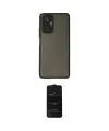 ieg™ Redmi Note 10 Pro Kılıf Ahenk Çizgi Serisi - Siyah 6D Antistatik Mat Seramik Hayalet Nano Ekran Koruyucu