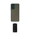 ieg™ Redmi Note 10 Pro Kılıf Ahenk Çizgi Serisi - Siyah 6D Antistatik Mat Seramik Hayalet Nano Ekran Koruyucu