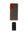ieg™ Redmi Note 10 Pro Kılıf Ahenk Çizgi Serisi - Siyah 6D Antistatik Mat Seramik Hayalet Nano Ekran Koruyucu