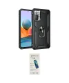 ieg™ Redmi Note 10 Pro Kılıf Ahenk Klasik Koleksiyonu - Şeffaf Pasifik Cam Ekran Koruyucu