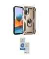 ieg™ Redmi Note 10 Pro Kılıf Ahenk Klasik Koleksiyonu - Şeffaf Royal Nano Ekran Koruyucu