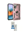 ieg™ Redmi Note 10 Pro Kılıf Ahenk Klasik Koleksiyonu - Şeffaf Royal Nano Ekran Koruyucu