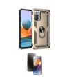 ieg™ Redmi Note 10 Pro Kılıf Ahenk Klasik Koleksiyonu - Siyah 3D Antistatik Mat Seramik Nano Ekran Koruyucu