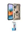 ieg™ Redmi Note 10 Pro Kılıf Ahenk Klasik Koleksiyonu - Siyah 5D Eko Cam Ekran Koruyucu
