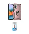 ieg™ Redmi Note 10 Pro Kılıf Ahenk Klasik Koleksiyonu - Siyah 5D Eko Cam Ekran Koruyucu