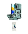 ieg™ Redmi Note 10 Pro Kılıf Ahenk Klasik - Şeffaf Pasifik Cam Ekran Koruyucu