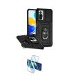 ieg™ Redmi Note 10 Pro Kılıf Ahenk Klasik - Siyah 3D Antistatik Cam Ekran Koruyucu
