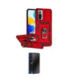 ieg™ Redmi Note 10 Pro Kılıf Ahenk Klasik - Siyah 3D Antistatik Hayalet Cam Ekran Koruyucu