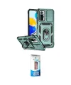 ieg™ Redmi Note 10 Pro Kılıf Ahenk Klasik - Siyah 5D Eko Cam Ekran Koruyucu