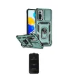 ieg™ Redmi Note 10 Pro Kılıf Ahenk Klasik - Siyah 6D Antistatik Mat Seramik Hayalet Nano Ekran Koruyucu