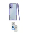 ieg™ Redmi Note 10 Pro Kılıf Atlas Asil Serisi - Şeffaf Royal Nano Ekran Koruyucu