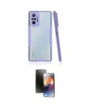 ieg™ Redmi Note 10 Pro Kılıf Atlas Asil Serisi - Siyah 3D Antistatik Mat Seramik Nano Ekran Koruyucu