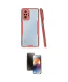 ieg™ Redmi Note 10 Pro Kılıf Atlas Asil Serisi - Siyah 3D Antistatik Mat Seramik Nano Ekran Koruyucu