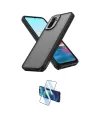 ieg™ Redmi Note 10 Pro Kılıf Atlas Form - Siyah 3D Antistatik Cam Ekran Koruyucu