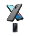 ieg™ Redmi Note 10 Pro Kılıf Atlas Form - Siyah 3D Antistatik Hayalet Cam Ekran Koruyucu