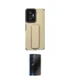 ieg™ Redmi Note 10 Pro Kılıf Çekirdek Yansıma - Siyah 3D Antistatik Hayalet Cam Ekran Koruyucu