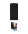 ieg™ Redmi Note 10 Pro Kılıf Kozmos Yansıma Özel Seri - Siyah 3D Antistatik Mat Seramik Nano Ekran Koruyucu