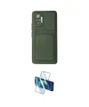 ieg™ Redmi Note 10 Pro Kılıf Vadi Çizgi Prime - Siyah 3D Antistatik Cam Ekran Koruyucu