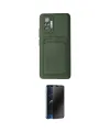 ieg™ Redmi Note 10 Pro Kılıf Vadi Çizgi Prime - Siyah 3D Antistatik Hayalet Cam Ekran Koruyucu
