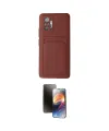 ieg™ Redmi Note 10 Pro Kılıf Vadi Çizgi Prime - Siyah 3D Antistatik Mat Seramik Nano Ekran Koruyucu