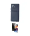 ieg™ Redmi Note 10 Pro Kılıf Vadi Çizgi Prime - Siyah 3D Antistatik Mat Seramik Nano Ekran Koruyucu