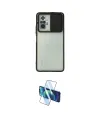 ieg™ Redmi Note 10 Pro Kılıf Vadi Çizgi - Siyah 3D Antistatik Cam Ekran Koruyucu