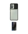 ieg™ Redmi Note 10 Pro Kılıf Vadi Çizgi - Siyah 3D Antistatik Hayalet Cam Ekran Koruyucu