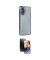 ieg™ Redmi Note 10 Pro Kılıf Vadi Minimal - Siyah 3D Antistatik Mat Seramik Nano Ekran Koruyucu