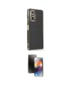 ieg™ Redmi Note 10 Pro Kılıf Yankı Serisi - Siyah 3D Antistatik Mat Seramik Nano Ekran Koruyucu