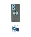 ieg™ Redmi Note 10 Pro Kılıf Yörünge Çizgi - Siyah 3D Antistatik Cam Ekran Koruyucu