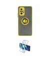 ieg™ Redmi Note 10 Pro Kılıf Yörünge Çizgi - Siyah 3D Antistatik Cam Ekran Koruyucu