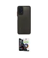 ieg™ Redmi Note 11 Kılıf Ahenk Çizgi Serisi - Şeffaf Temperli Cam Ekran Koruyucu