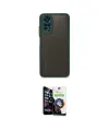 ieg™ Redmi Note 11 Kılıf Ahenk Çizgi Serisi - Şeffaf Temperli Cam Ekran Koruyucu