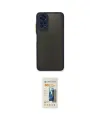 ieg™ Redmi Note 11 Kılıf Ahenk Çizgi Serisi - Siyah 6D Mat Seramik Hayalet Nano Ekran Koruyucu