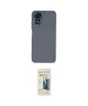 ieg™ Redmi Note 11 Kılıf Ahenk Serisi - Siyah 6D Mat Seramik Hayalet Nano Ekran Koruyucu