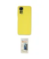 ieg™ Redmi Note 11 Kılıf Ahenk Serisi - Siyah 6D Mat Seramik Hayalet Nano Ekran Koruyucu