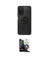 ieg™ Redmi Note 11 Kılıf Yörünge Çizgi - Şeffaf Temperli Cam Ekran Koruyucu