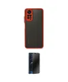 ieg™ Redmi Note 11 Pro Kılıf Ahenk Çizgi Serisi - Siyah 3D Antistatik Hayalet Cam Ekran Koruyucu