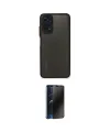 ieg™ Redmi Note 11 Pro Kılıf Ahenk Çizgi Serisi - Siyah 3D Antistatik Hayalet Cam Ekran Koruyucu