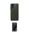 ieg™ Redmi Note 11 Pro Kılıf Ahenk Çizgi Serisi - Siyah 3D Antistatik Hayalet Cam Ekran Koruyucu