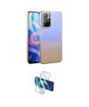 ieg™ Redmi Note 11 Pro Kılıf Kıvılcım Minimal Özel Seri - Siyah 3D Antistatik Cam Ekran Koruyucu