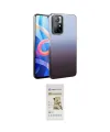 ieg™ Redmi Note 11 Pro Kılıf Kıvılcım Minimal Özel Seri - Siyah Mat Seramik Nano Ekran Koruyucu
