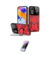 ieg™ Redmi Note 11 Pro Kılıf Kıvılcım Modern Serisi - Şeffaf Pasifik Cam Ekran Koruyucu