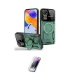 ieg™ Redmi Note 11 Pro Kılıf Kıvılcım Modern Serisi - Şeffaf Pasifik Cam Ekran Koruyucu