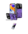 ieg™ Redmi Note 11 Pro Kılıf Kıvılcım Modern Serisi - Şeffaf Pasifik Cam Ekran Koruyucu