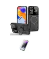ieg™ Redmi Note 11 Pro Kılıf Kıvılcım Modern Serisi - Şeffaf Pasifik Cam Ekran Koruyucu