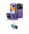ieg™ Redmi Note 11 Pro Kılıf Kıvılcım Modern Serisi - Siyah 3D Antistatik Seramik Nano Ekran Koruyucu