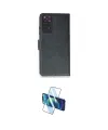 ieg™ Redmi Note 11 Pro Kılıf Siluet Işık Serisi - Siyah 3D Antistatik Cam Ekran Koruyucu