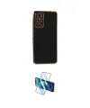 ieg™ Redmi Note 11 Pro Kılıf Yankı Serisi - Siyah 3D Antistatik Cam Ekran Koruyucu